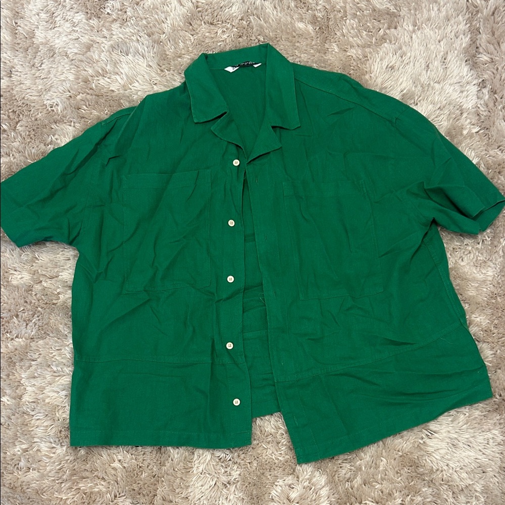 Zara Green Men's Dress Shirt